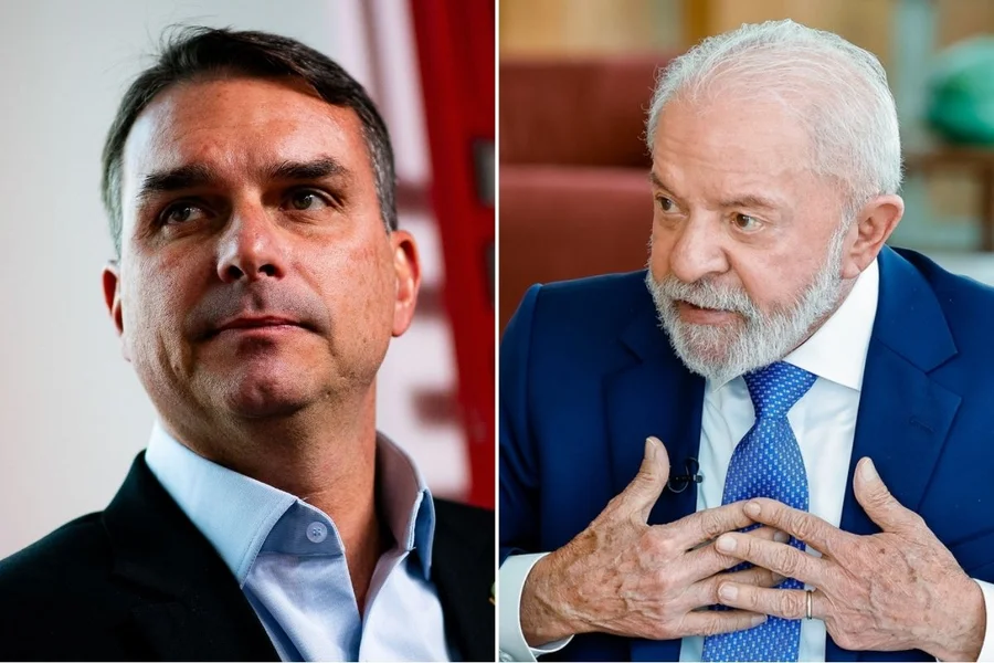 Pesquisa Paraná Pesquisas aponta empate técnico entre Lula e Flávio Bolsonaro e alta rejeição à reeleição