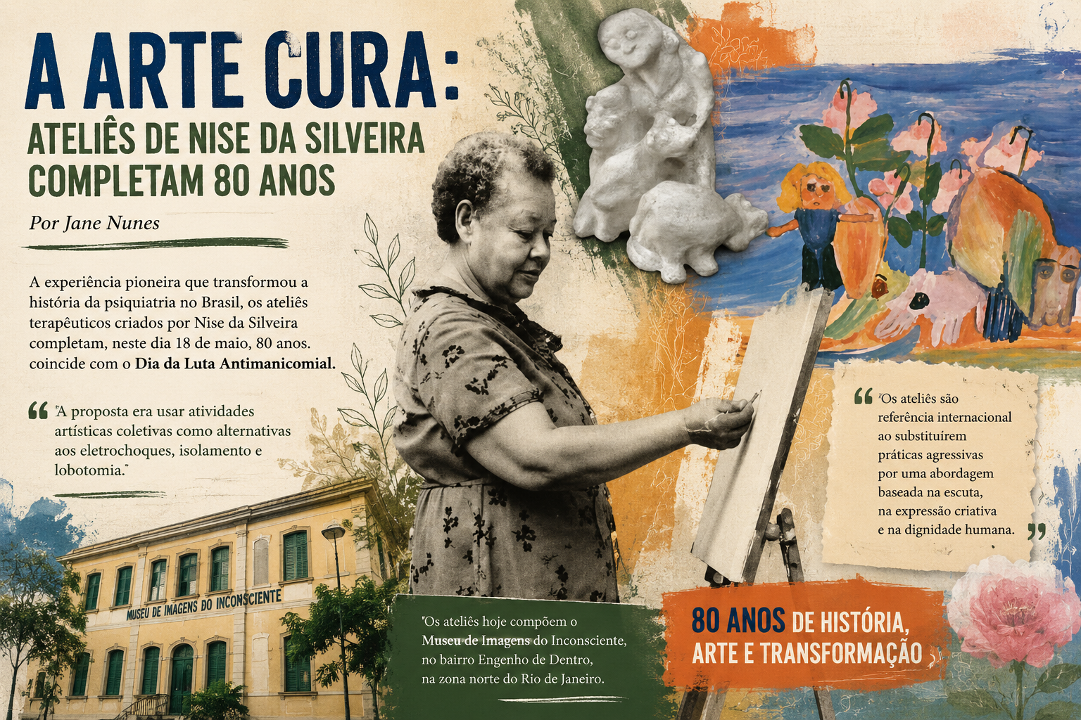 A ARTE CURA: ATELIÊS DE NISE DA SILVEIRA COMPLETAM 80 ANOS